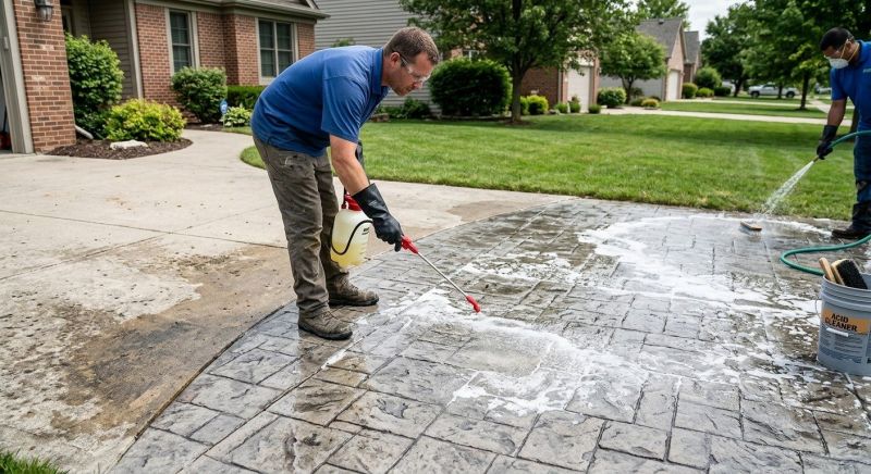 Driveway Acid Washing in Frisco, TX