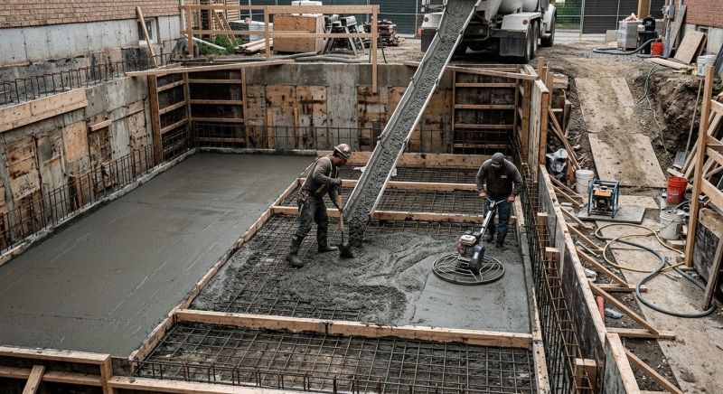 Basement Concrete Installation in Fort Worth, TX