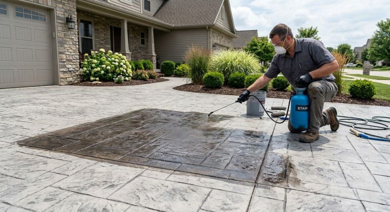 Cement Staining in Corpus Christi, TX