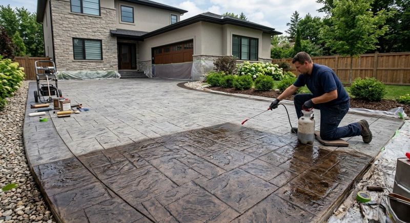 Cement Staining in Fort Worth, TX
