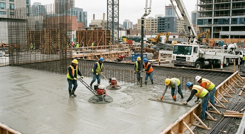Commercial Slab Construction in Longmont, CO