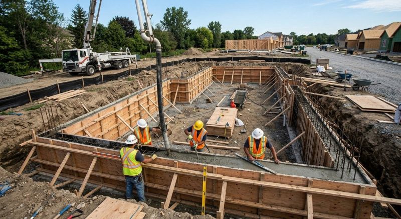 Concrete Foundation Installation in Fort Wayne, IN