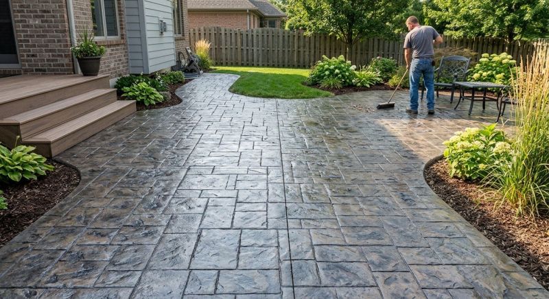 Concrete Patio Finishing in Frisco, TX