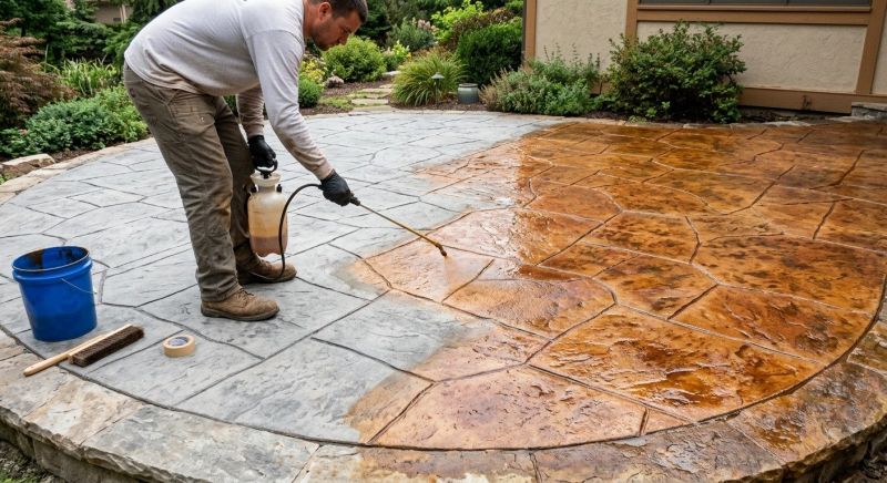 Concrete Staining Service in Frisco, TX