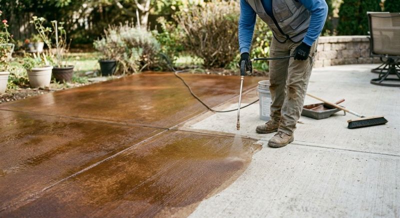 Concrete Tinting in Frisco, TX