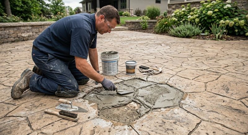 Decorative Concrete Repair in Grand Rapids, MI
