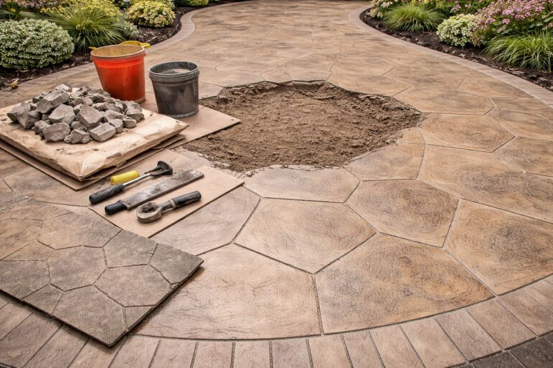 Decorative Concrete Repair in New Braunfels, TX