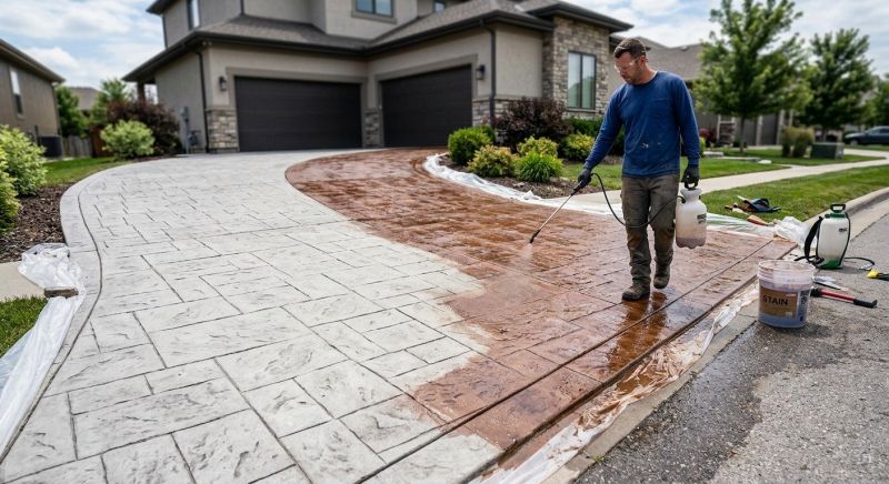Driveway Refinishing in Frisco, TX