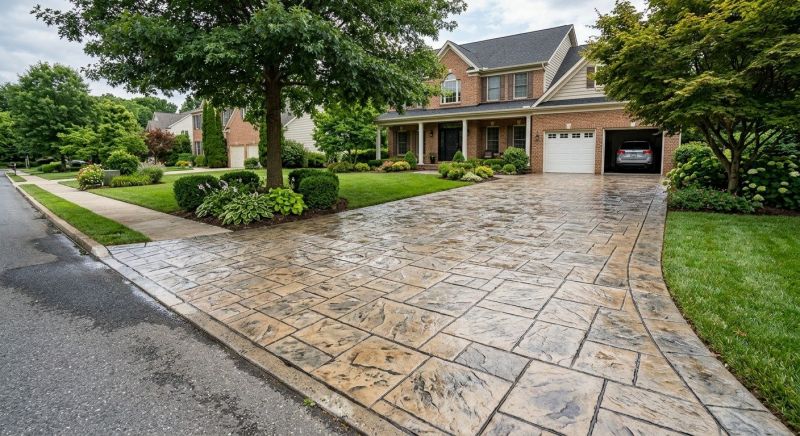 Driveway Stamping in Fort Worth, TX