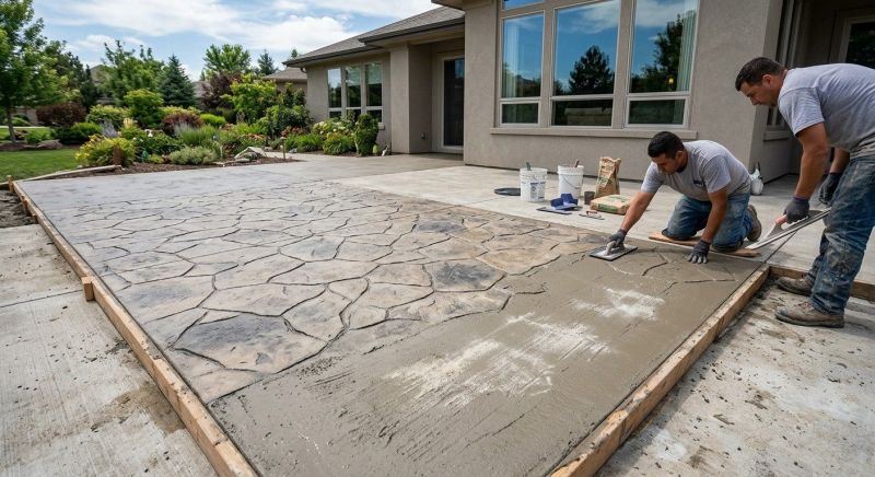 Stamped Concrete Paving in Dallas, TX