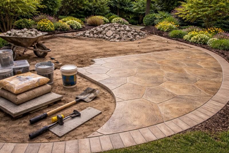 Stamped Concrete Replacement in Corpus Christi, TX