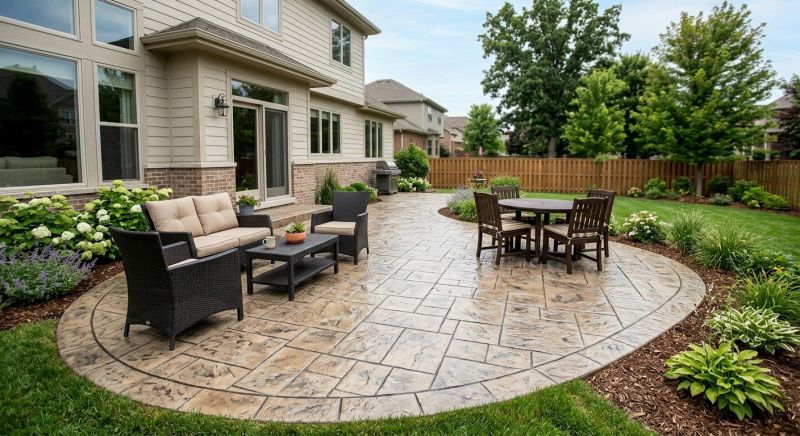 Stamped Overlay Installation in Corpus Christi, TX
